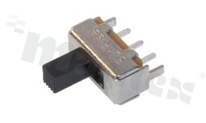 Miniature slide switch; 1-pole; twostable; 12x5.7x5mm; h=6mm; ON-ON