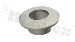 Front SP-MICRO-TOPPLATE-ROUND-316L-PL, obudowa, średnica: 40,0mm, wysokość: 15,0mm, stal 316L