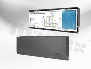 Monitor 42"; 16.7M kolorów; 1920x480; jasność 500 nitów; kontrast 3000:1; kąt widzenia 178/178; VGA; DVI; HDMI; Jeck; temp. pracy: 0+50 st.C; zasilanie 90-260 V AC; VESA
