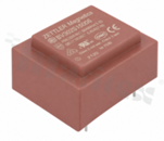 Transformer: encapsulated; 0.6VA; 230VAC; 15V; 40mA; PCB