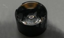 Soczewka do diod LED high power; kąt rozsyłu: Owalny 38 x 24 stopni FWHM; ilość diod: 1; rozmiar: okrąg 22mm; wysokość: 13.5mm; rodzaj materiału: PMMA; PC; sposób mocowania: taśma