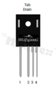 Tranzystor N-MOSFET SiC; unipolarny; 750V; 15mOhm; 128A; 372W; -40+175 st.C; THT; TO-247-4LP
