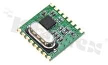 Module; ISM; receiver; 868MHz; -121dBm; GPIO; FSK; 1.8-3.6V; SMD 16-pin