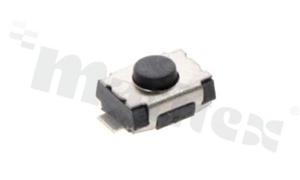 Tact Switch; SMD; dimensions 3x4; h=2.0mm; vertical; operating force 250gf; button: round