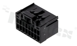 Crimp terminal housing; pitch 2.50mm; 16-contacts; female; applicable wire AWG#20-28; 250V/4.6A