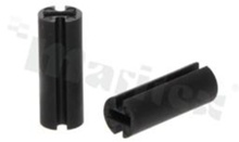 Podstawka pod diodę LED; średnica LED 3.0mm; wysokość A=12.0mm; czarna