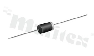 Zener Diode; 5.1V; 5%; 5W; -55+150 deg.C; THT; DO201AD