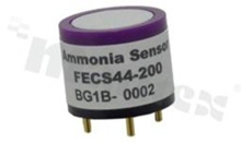 Electrochemical type ammonia gas sensor; range: 0-200ppm; power: 0mW