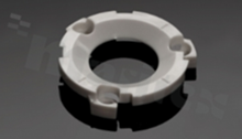 Holder for LED COB; angle: degrees FWHM; Number of LEDs: 1; Dimensions: round 49mm; Height: 7.8mm; meterial: PC; Fastening: screw