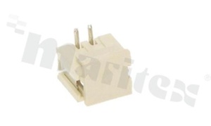 Gniazdo męskie; SMD; Ilość styków: 2; obciążalność 1A; napięcie 125V; współpracuje ze złączem CLEDKAS02