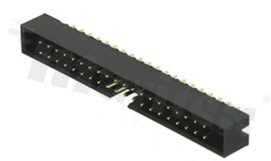 Złącze do PCB; w rastrze 2.00mm; 40-stykowe; montaż: THT; męskie; proste