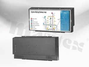 Monitor 12.3 "; 16.7M colors; 1920x720; brightness 700 nits; contrast 1000: 1; viewing angle 160/160; VGA; Jack; operating temperature: 0+50C; power supply 12V DC; VESA