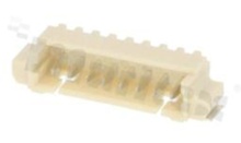 Header for PCB; pitch 1.25mm; 8-contacts; SMD; male; side entry; 125V/1A