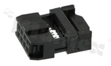 IDC connector; pitch 2.54mm; 8-contacts; female; for ribbon cable AWG#26-#28