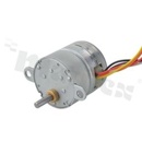 Motor; PM Stepper; 4 phases; step angle 7.5 deg.; holding torque 127.4mN.m; 0.25A; 20ohm; 3.5mH; 6 leads; fi25x25mm