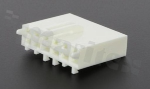 Crimp terminal housing; pitch 3.96mm; 6-contacts; female; applicable wire AWG#18-24; 250V/4A