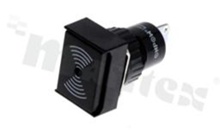 Sygnalizator dźwiękowy; 22mm; terminale; plastik; IP65.