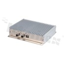 Bezwentylatorowy komputer przemysłowy; Atom E3845; RAM: 4GB; COM; 2xUSB; 2xLAN; DP mSATA; SD card slot; temp. pracy: -40+70C; 12-24VDC