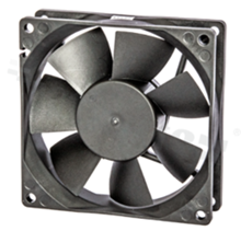 Fan; DC; 12VDC; 92x92x25mm; 1.54m3/min; 34.3dB.