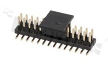 Listwa stykowa do PCB; w rastrze 1.27mm; 2x14 styków; montaż: SMD; męska; prosta; dwurzędowe; z uchwytem pick&place