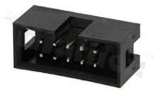 Złącze do PCB; w rastrze 2.54mm; 10-stykowe; montaż: THT; męskie; proste