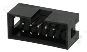 Złącze do PCB; w rastrze 2.54mm; 10-stykowe; montaż: THT; męskie; proste