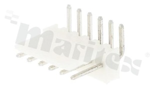 Złącze Kablowe do PCB; w rastrze 2.54mm; 6-stykowe; montaż THT; męskie; poziome; 250V/3A