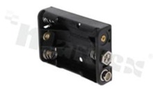 3xAAA Battery holder; with 6 prong snap