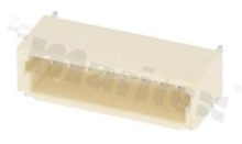 Header for PCB; pitch 1.00mm; 8-contacts; SMD; male; side entry; 50V/1A