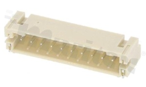 Złącze Kablowe do PCB; w rastrze 2.00mm; 10-stykowe; montaż SMD; męskie; poziome; 100V/2A