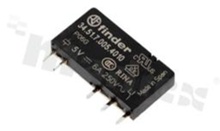 Electromagnetic relay; contact rating current 6A; coil voltage 5VDC; 1 changeover contact (1C); coil power 170mW; 6A/30VDC; 6A/230VAC