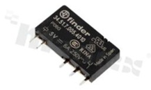 Przekaźnik elektromagnetyczny; prąd znamionowy 6A; napięcie cewki 5VDC; pojedynczy styk przełączny (1C); moc cewki 170mW; 6A/30VDC; 6A/250VAC