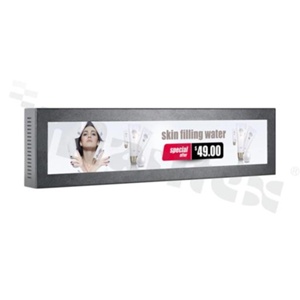 Monitor 19"; 1920x340; jasność 800 nitów; kontrast 1000:1; kąt widzenia 170/160; HDMI; SD; USB; 2xGłośnik 5W; zasilanie 12V DC; VESA