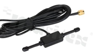 Antena; prostokątna; GSM; 824-2170MHz; 3.0dBi; VSWR<2.0; liniowa; dookólna; RG174; 3m; SMA; przyklejana; 94x22mm; czarny