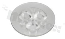 Lens for LED high power; angle: 20 degrees ; Number of LEDs: 3; Dimensions: round 35mm; Height: 10.7mm; material: PMMA; Fastening: glue; frame