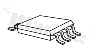 MBI6653GMS, Power DC/DC, supply voltage 6-36V, output current 1A, MSOP-8L-118mil