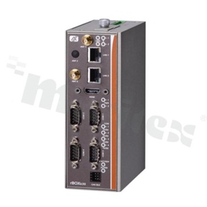 Industrial fanlessComputer; HeavyIndustrualCE; FCC Part 18; EN60950; UL508; IP30; ARMCortex-A9 RISCCPU 800MHz; RAM 1GB; 4xCOM; 1xUSB-OTG; 2xLAN-isolated; 2xCanBus; 8xIN/OUT DIO-isolated; 1xHDMI; oper. temperature -40+70C; supply 12-48V