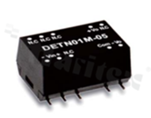 Converter DC/DC; 1W; 15V; 4.5-5.5V; 34mA