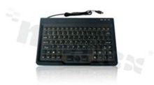 Klawiatura silikonowa IP67; 86 klawiszy; wbudowana mysz z 2 przyciskami; USB; wymiary 230 x 150 x 10 mm