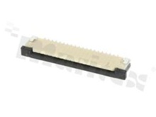 ZIF connector for FFC/FPC; pitch 1.00mm; 20-contacts; SMD; side entry; upper contacts