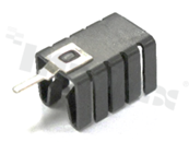 Radiator; prasowany; TO-220; TO-262; 19x12.8x12.7mm; czarny; anodowane aluminium AL5052; RoHS.