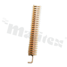 Antenna; spring; 315MHz; 3-3.5dBi; VSWR<1.6; linear; welding head; 35.5x5.5mm