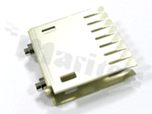 Heatsink; moulded; TO-218; TO-220; TO-247; 44.5x44.5x12.6mm; black; anodized aluminium AL5052; RoHS.