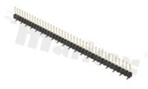 Listwa stykowa do PCB; w rastrze 2.54mm; 1x40 styków; montaż: SMD; męska; prosta; jednorzędowe