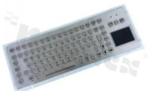 Metalowa klawiatura przemysłowa; IP65; 83 klawisze; touchpad; USB;+montażu od spodu; temperatura pracy -10+60st.C; wymiary 392mm x 135mm