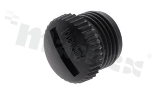 Kapturek ochronny; CAP-WBDFSMA1; żeński do złącz męskich serii M12 w kodowaniu A;B;D; plastikowy