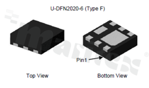 MOSFET mocy,Kanał typu P, 12 V, 11 A, 0.0083 ohm,150°C; montaż powierzchniowy,6 pins U-DFN2020,