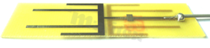 Antena; PCB; Wi-Fi; 2400MHz; 3.0dBi; VSWR<2.0; liniowa; 0.11m; IPEX; przyklejana; 60x15mm; yellow