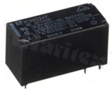 Przekaźnik elektromagnetyczny; prąd znamionowy 16A; napięcie cewki 12V DC; pojedynczy styk zwierny (SPST-NO); moc cewki 400mW; 16A/24V DC; 16A/250V AC; montaż: THT