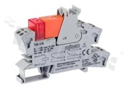 Electromagnetic relay; contact rating current 8A; coil voltage 24VAC; changeover contacts (2P); 8A/24 VDC; 8A/230VAC;